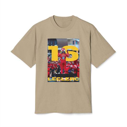 Charles Leclerc Number 16 Unisex Heavy Faded Tee