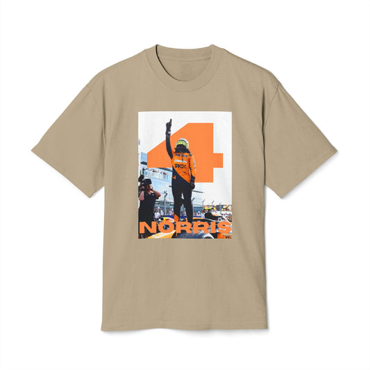 Lando Norris Number 4 Unisex Heavy Faded Tee