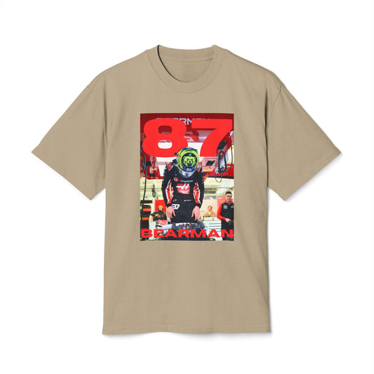 Oliver Bearman Number 87 Unisex Heavy Faded Tee