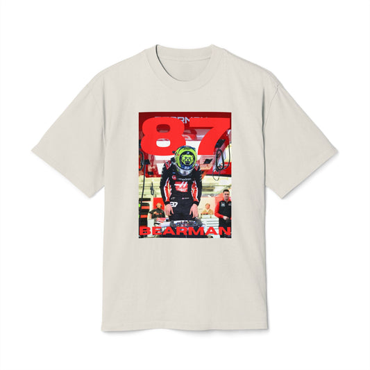 Oliver Bearman Number 87 Unisex Heavy Faded Tee