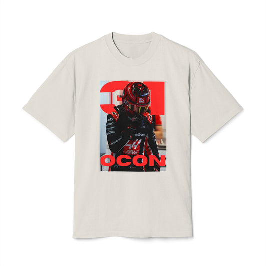 Esteban Ocon Number 31 Unisex Heavy Faded Tee