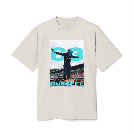 George Russell Number 63 Unisex Heavy Faded Tee