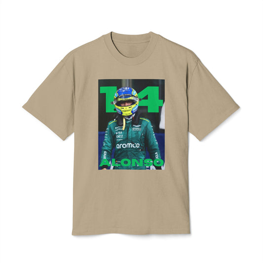 Fernando Alonso Number 14 Unisex Heavy Faded Tee