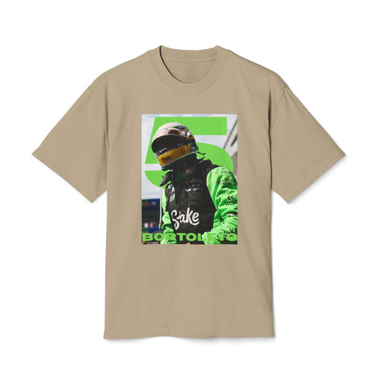 Gabriel Bortoleto Number 5 Unisex Heavy Faded Tee