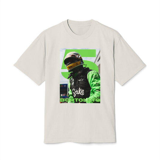 Gabriel Bortoleto Number 5 Unisex Heavy Faded Tee