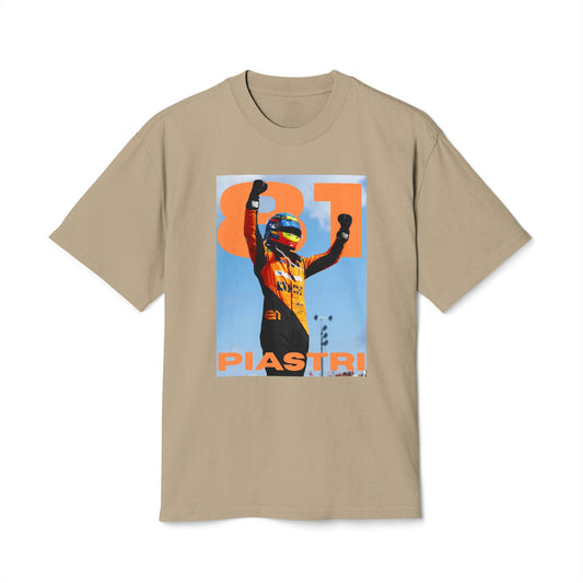 Oscar Piastri Number 81 Unisex Heavy Faded Tee