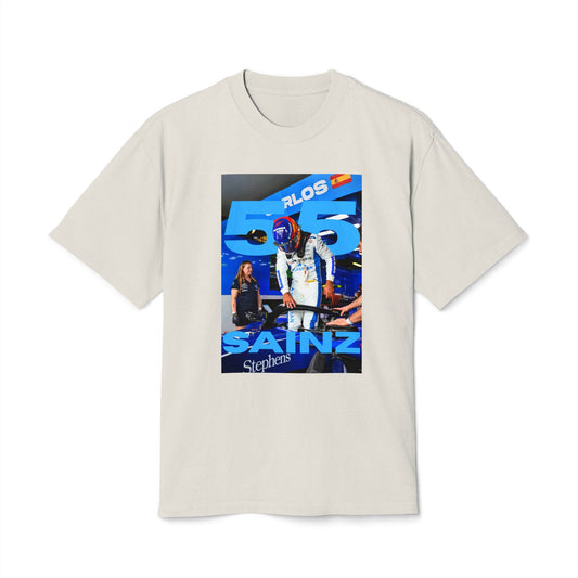Carlos Sainz Number 55 Unisex Heavy Faded Tee