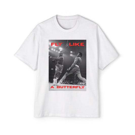 Ali Fly Like A Butterfly Heavy Oversized Tee