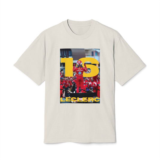 Charles Leclerc Number 16 Unisex Heavy Faded Tee